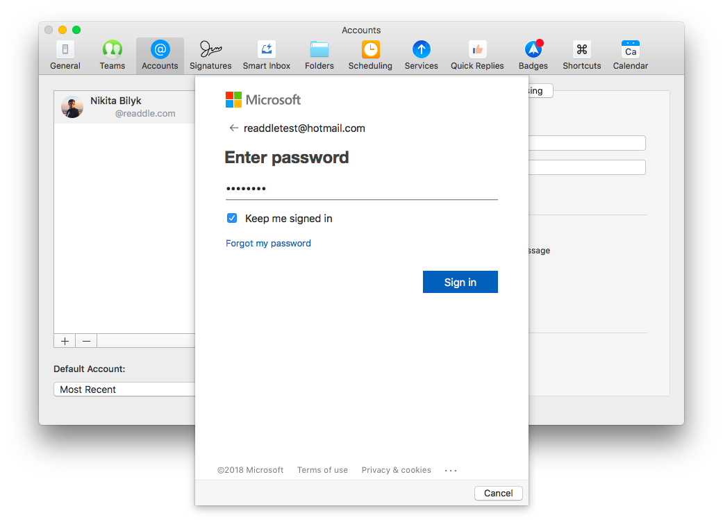 How To Add Hotmail Account To Mac Mail App